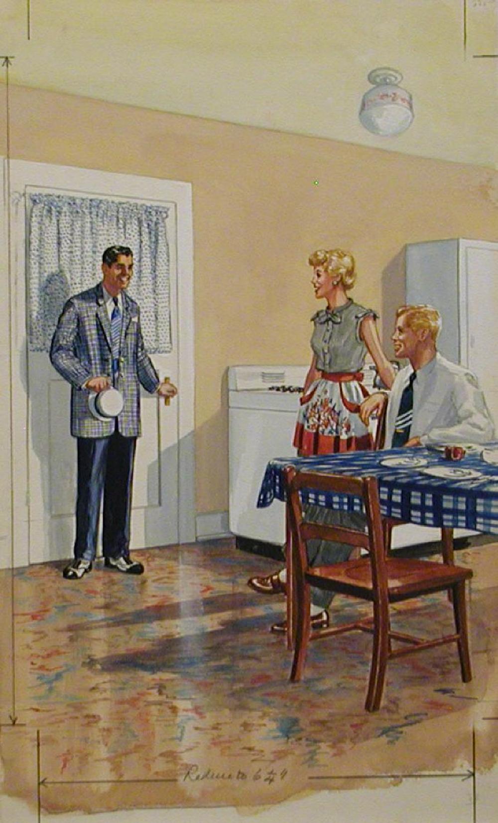 Illustration: Kitchen scene
