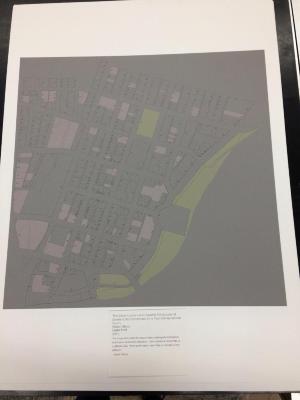 The Destruction and Spatial Structure of Street-Life Combined in a Two Dimensional Form 