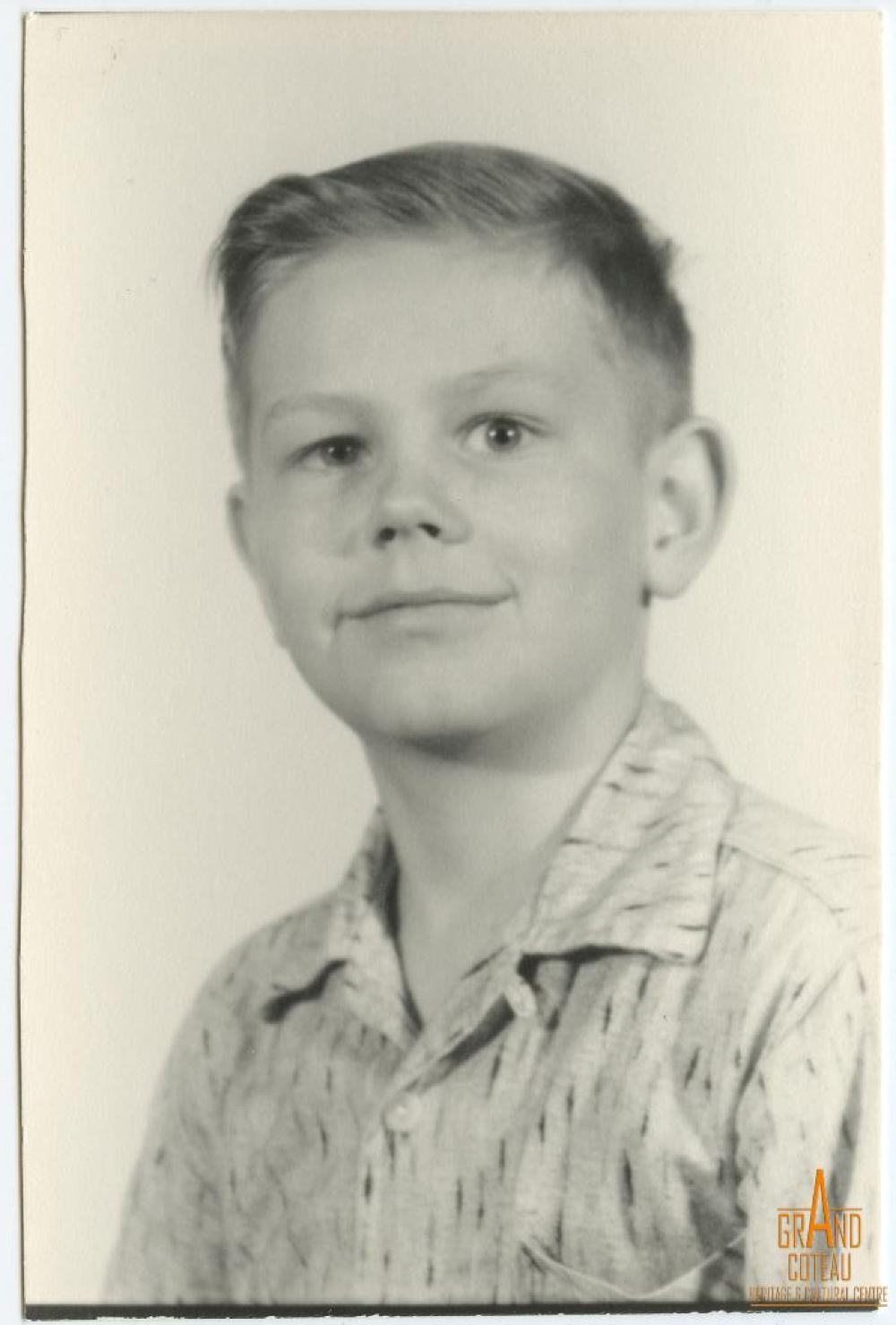 Photograph of young man, Doug, 1957