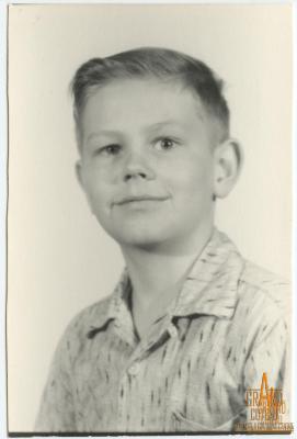 Photograph of young man, Doug, 1957