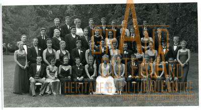 Photographic print, grade XII / 12, 1998 - 1999, graduates