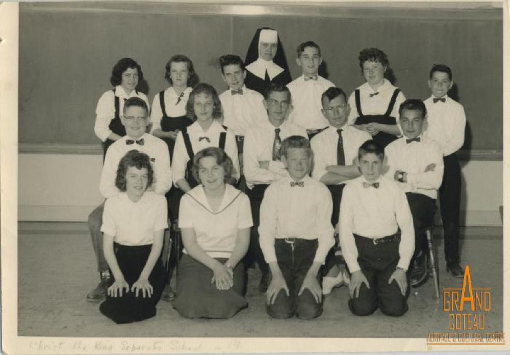 Photographic Print, grade VIII / 8, 1959 / 1960 Christ the King Separate School