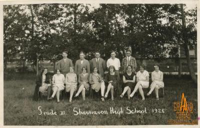 Photographic Print, Grade XI / 11, 1927 / 1928, Shaunavon High School 