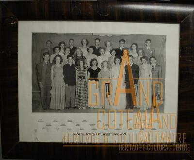 Photographic Print, grade XII / 12, 1946 - 1947, graduating class