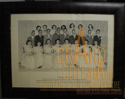 Photographic Print, grade XII / 12, 1951 - 1952 graduates