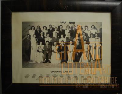 Photographic Print, grade XII / 12, 1947 - 1948, graduating class