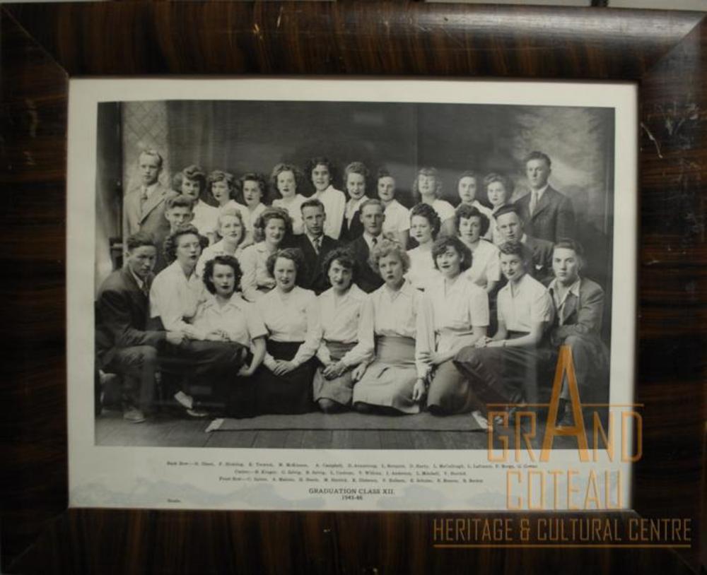 Photographic Print, grade XII / 12, 1945 - 1946, graduating class