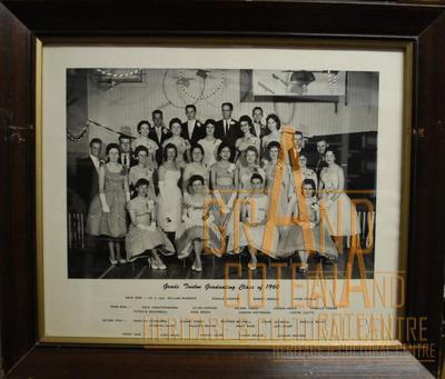 Photographic Print, grade XII / 12, 1959 - 1960, graduates