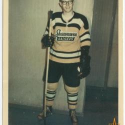 Gary Houston in his Shaunavon Badgers Uniform, 1966-67