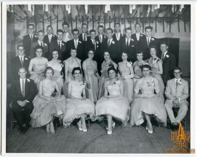 Photograph, grade XII / 12, 1958 - 1959, graduating class