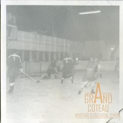 Jaycee Hockey Club, players on ice, 1963