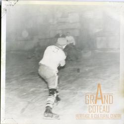 Jaycee Hockey Club, player on ice, 1963