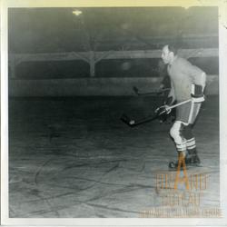 Jaycee Hockey Club, player on ice, 1963