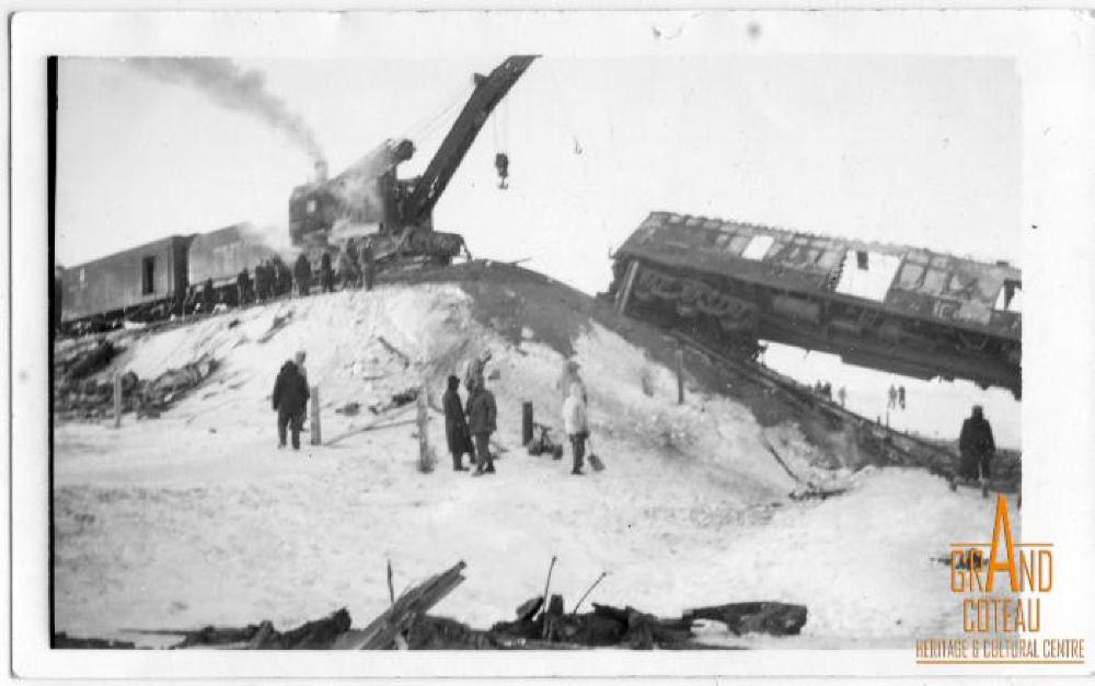 Photograph, Scotsguard Train Wreck