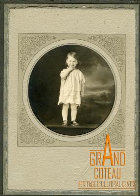 Photographic Print, likely Bernice Rosemary Thompson as a child