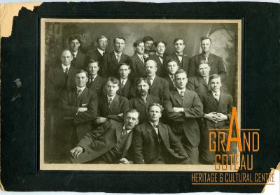 Photographic Print, Lawyers and Accountants, group photo