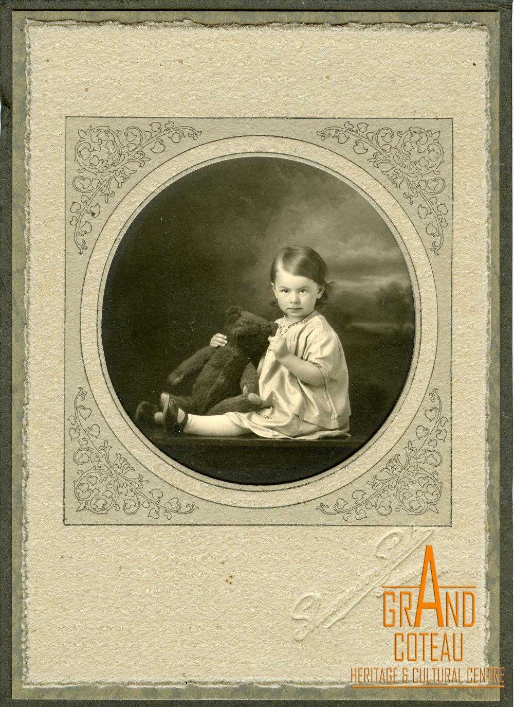 Photographic Print, likely Bernice Rosemary Thompson as a child