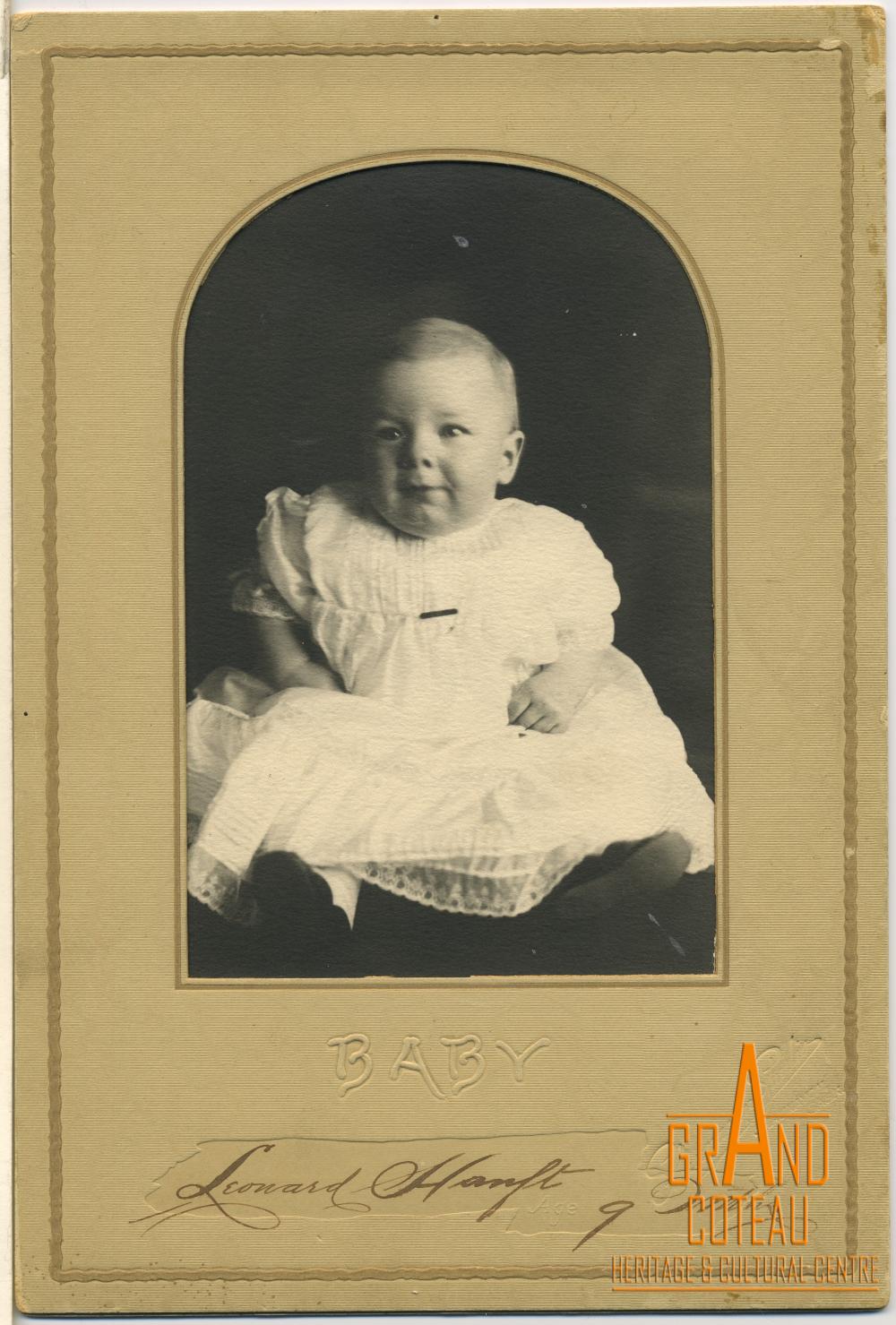 Photograph, Leonard 'Hymie' Hanft at 9 months old
