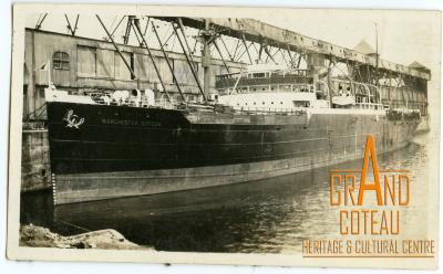 Photographic Print, Ship at port “Manchester Citizen”