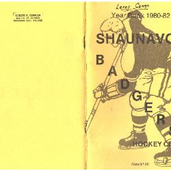 Badgers Hockey Yearbook, 1980 - 1982