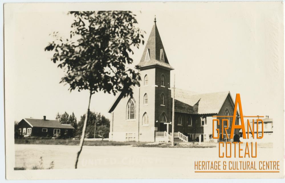 United Church photographic postcard