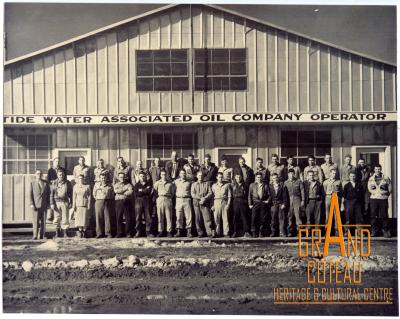 Shaunavon Area Employees of Tidewater Associated Oil Company, March 1955