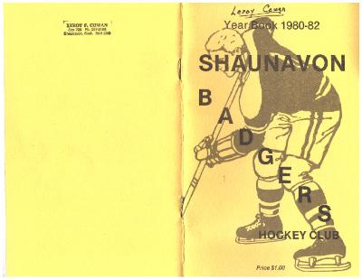 Badgers Hockey Yearbook, 1980 - 1982