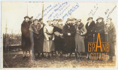 Group photo, possibly IODE or Bridge Club members