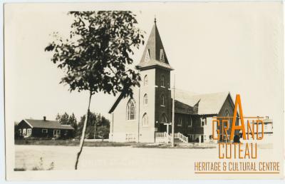 United Church photographic postcard