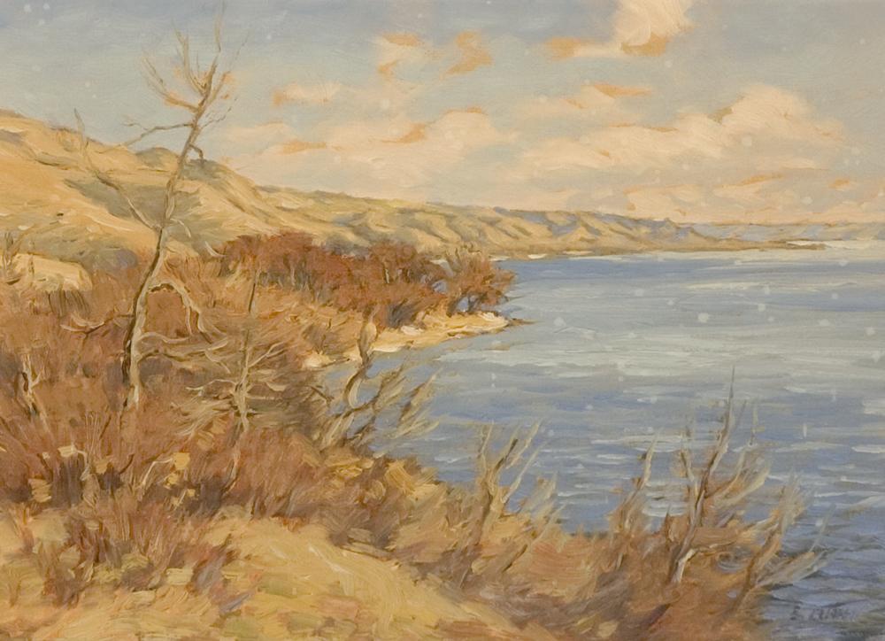 Early May, East Side of Lake Katepwa looking East