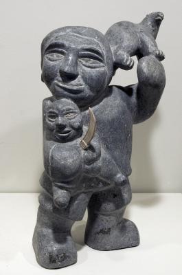 Mother and Child with Bear Spirit