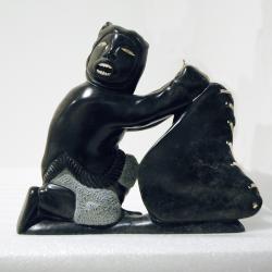 Shaman and Bear with Seal Skin