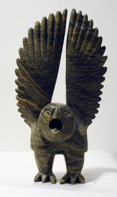Owl With Outstretched Wings