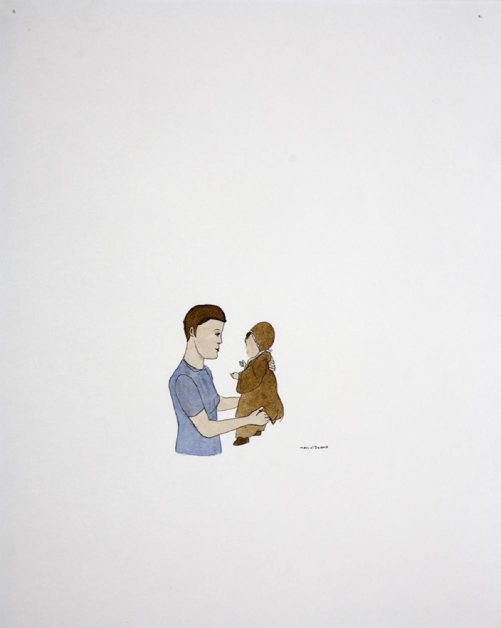 Nurse and Faceless Infant