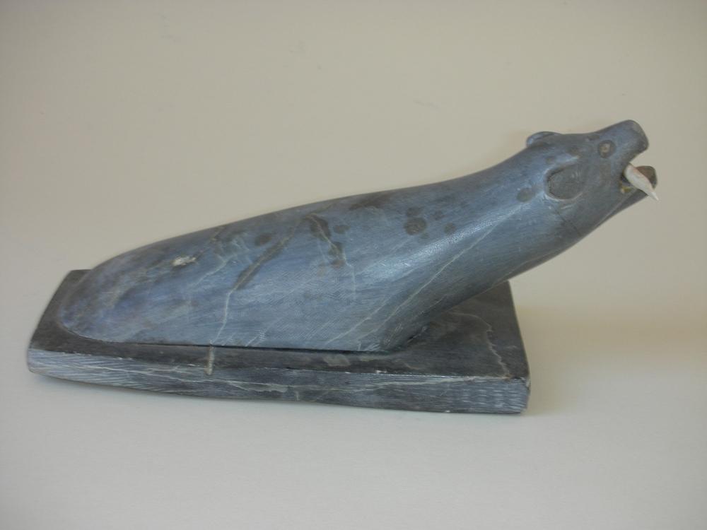 Swimming Bear with Fish