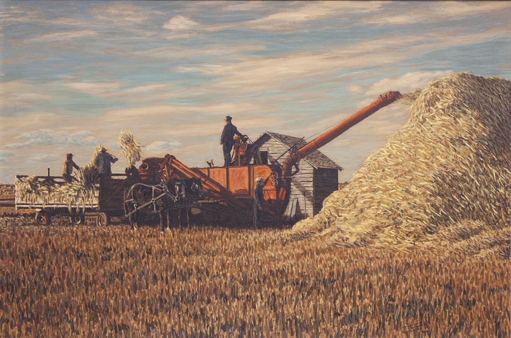 Threshing in Alberta