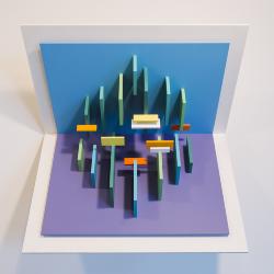 Double Plane Structurist Relief #3