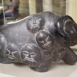 Musk Ox With Faces