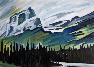 Blues and Greens of Canmore