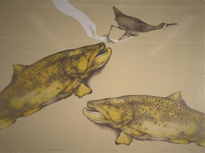 The Brown Trout and Bird