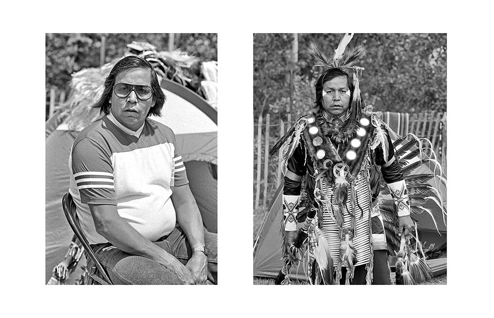  Gerald Cleveland, Winnebago, Before and After, 1995, Kanata Powwow Grounds, Ontario