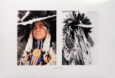 Kipp White Cloud, Dakota. 1990, Winnipeg, Manitoba