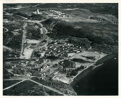 SK: Beaverlodge- ldorado Mining property in distance.