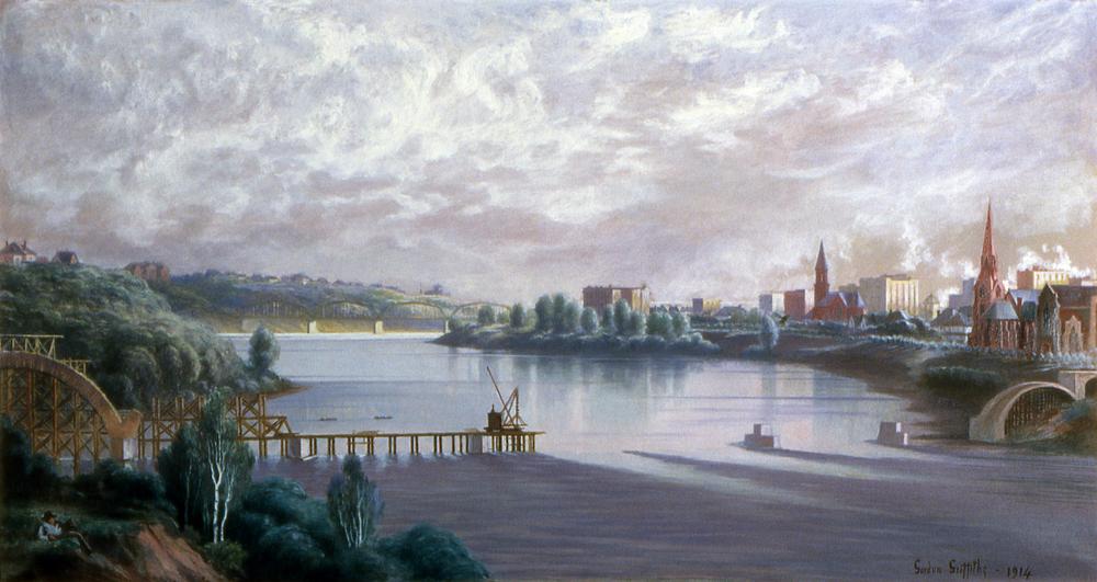 Saskatoon in 1914; University Bridge