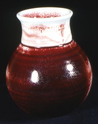 Copper Red Reduction Vase