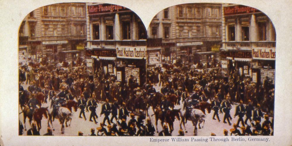 Emperor William Passing Through Berlin, Germany