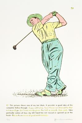 The Golf Lesson - Plate 53