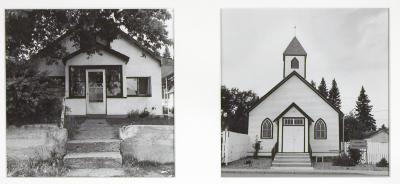 Church and Parsonage, St. Walburg, Sk.