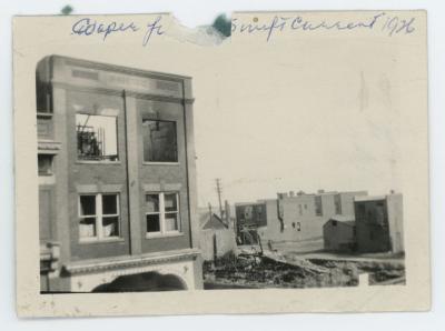 W W Cooper Store Fire, Swift Current (1926-07)