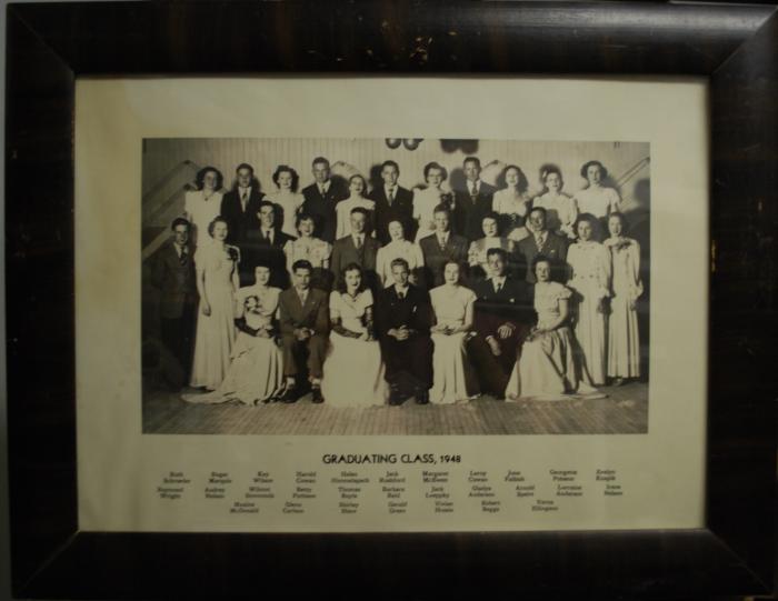 Photographic Print, grade XII / 12, 1947 - 1948, graduating class